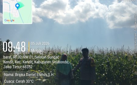 Bhabinkamtibmas Polsek Kendit Aktif Dampingi Petani, Wujudkan Asta Cita Presiden Melalui Penguatan Ketahanan Pangan