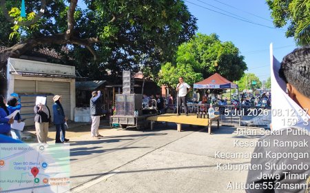 Kegiatan Sing a long ( Kampanye Anti Narkoba , Kekerasan Seksual & Korupsi) pada acara CFD Kapongan