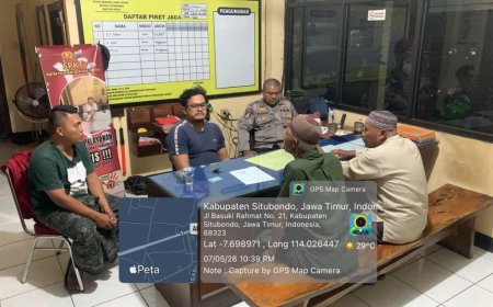 POLSEK PANJI RESPONS CEPAT ADUAN MASYARAKAT, FASILITASI MEDIASI PERMASALAHAN KELUARGA
