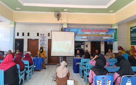 BHABINKAMTIBMAS POLSEK Panji Hadiri Rembug Stunting Di Desa Panji Lor, Dukung Upaya Penurunan Angka Stunting