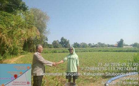 Polsek Bungatan Dorong Petani Jagung Dukung Program Asta Cita Presiden RI