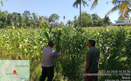 Polsek Bungatan Dukung Program Asta Cita Presiden Melalui Koordinasi Ketahanan Pangan dan Himbauan Penanaman Jagung