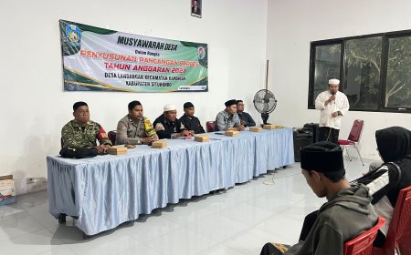 Giat Menghadiri Musdes Desa Landangan Dan Penyusunan Rancangan RKPDES Tahun Anggaran 2027