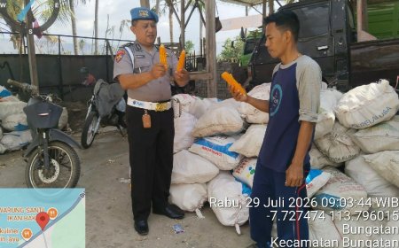 Personel Polsek Bungatan Laksanakan Patroli Dialogis dan Monitoring Tanaman Jagung Dukung Program Asta Cita Presiden RI