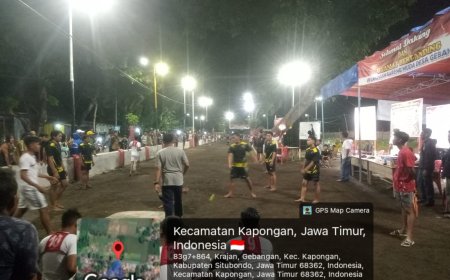 pertandingan turnamen bola kasti rakyat sesi 2 dalam rangka Selamatan Desa Gebangan Kec.Kapongan