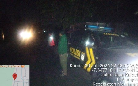Patroli Blue Light Polsek Mangaran Cegah Kriminalitas dan Balap Liar di Wilayah Hukum Mangaran