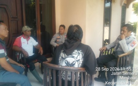 POLSEK Panji Gelar Patroli Dialogis Di Mimbaan, Antisipasi Kriminalitas Dan 3c